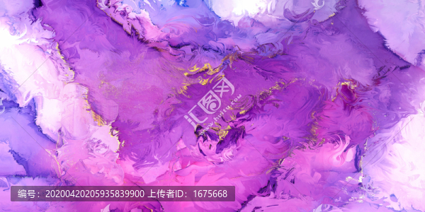 流彩水墨畫