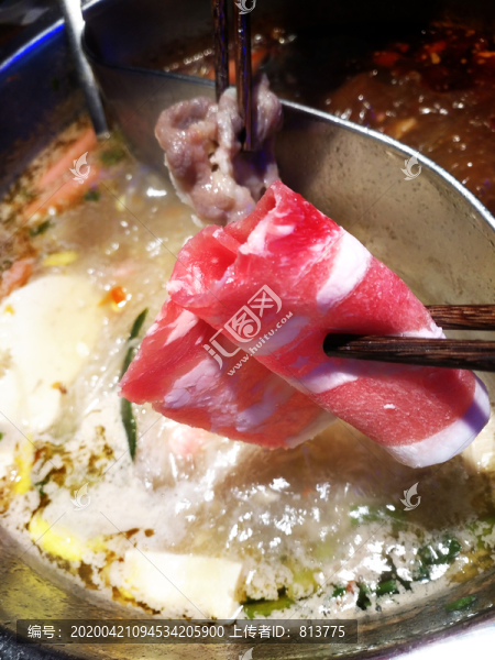 肥牛火鍋牛肉卷