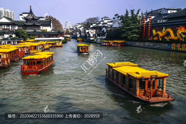 南京夫子廟秦淮河