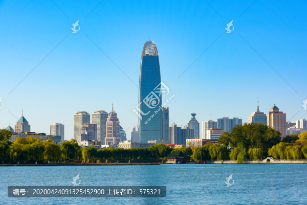 濟(jì)南天際線