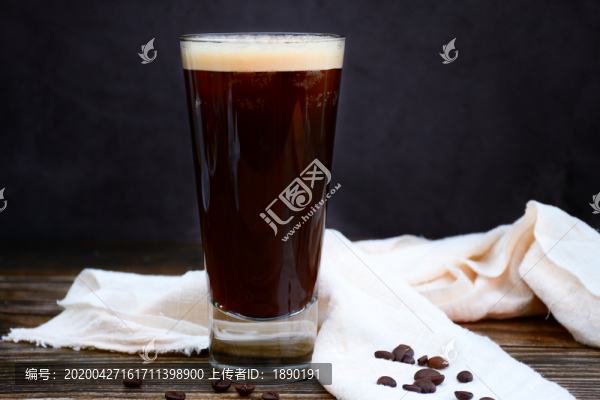 西式餐飲經(jīng)典美式黑咖啡飲品