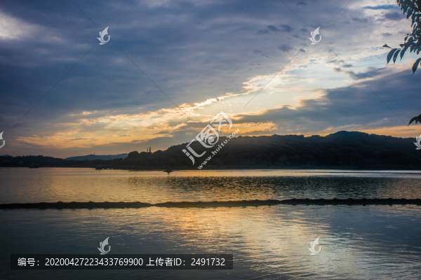 太湖傍晚