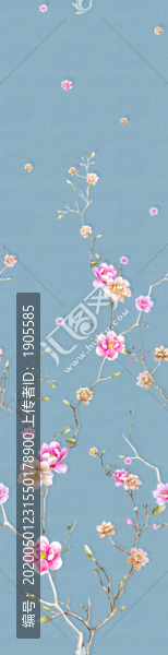 花鳥圖案壁紙