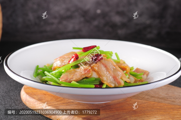 西芹炒臘肉