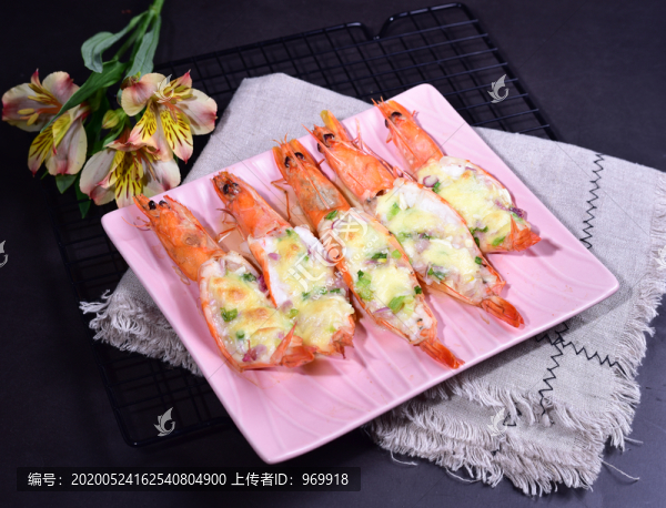 法式芝士焗蝦