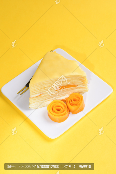 榴蓮芒果雙拼千層蛋糕