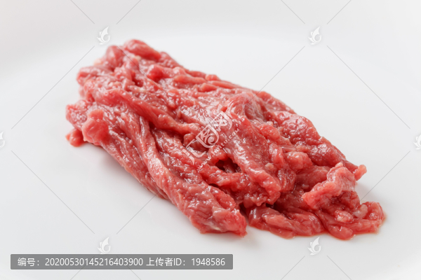 切好的牛肉