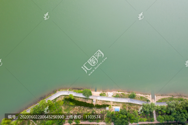 濟(jì)南孟家水庫(kù)及周圍建筑03