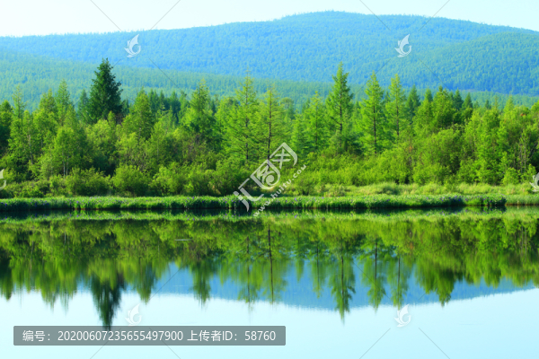 大興安嶺森林湖風(fēng)光