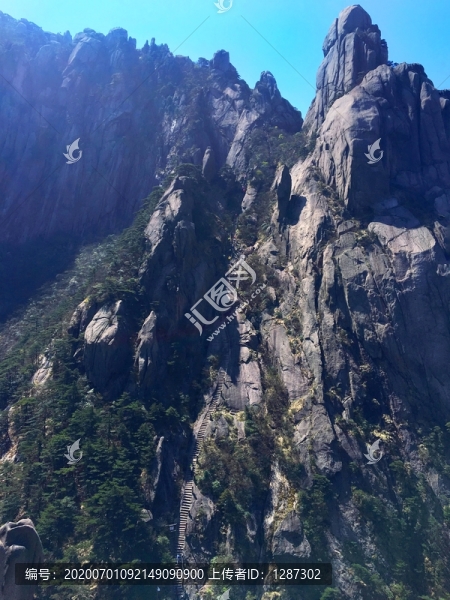 黃山山峰