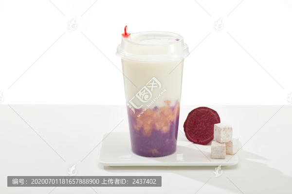 紫薯香芋牛奶