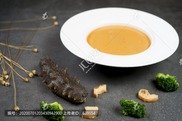 龍蝦金湯遼參