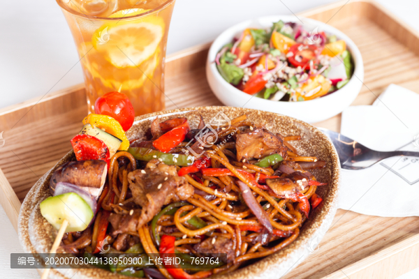 牛肉炒面套餐