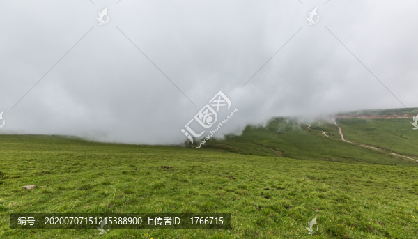 中國山西五寨縣荷葉坪自然風(fēng)光