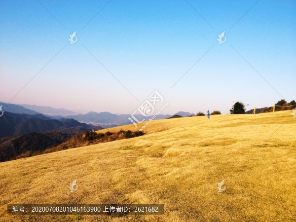 滑翔傘山坡