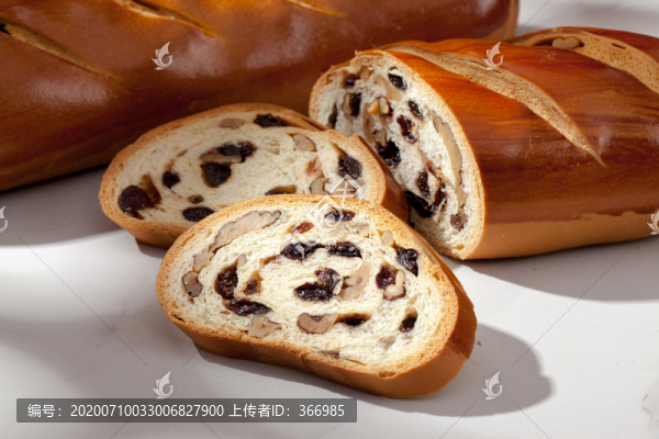 原味果仁列巴面包切片