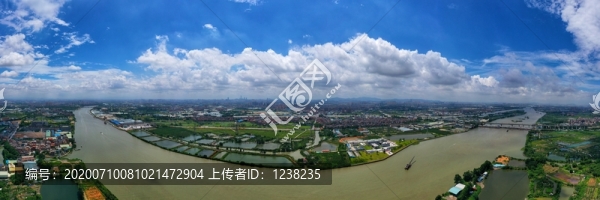 航拍東莞萬江