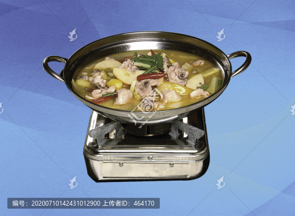 酸木瓜煮土雞貝