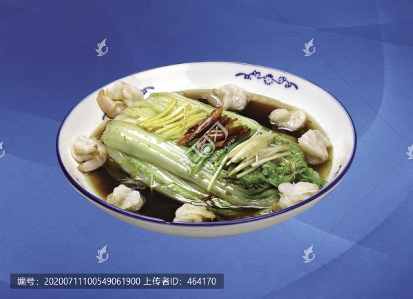 蝦球浸娃娃菜