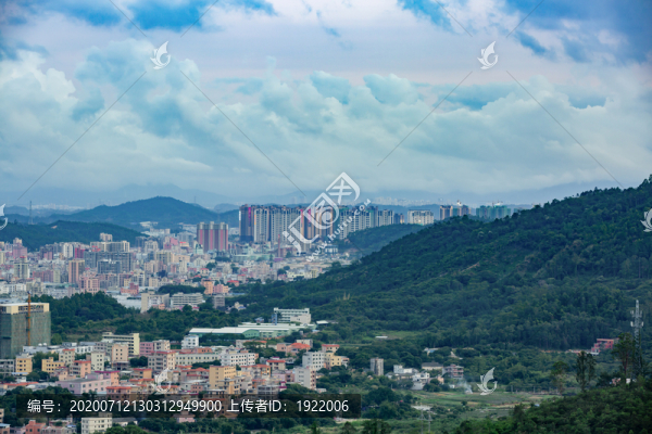 惠陽(yáng)新圩鎮(zhèn)觀音山小鎮(zhèn)市容