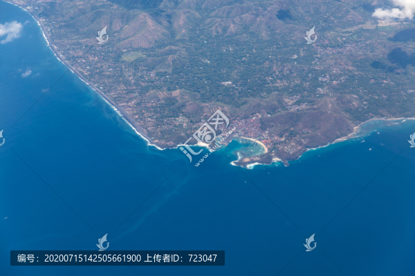 巴厘島海岸航拍