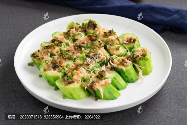 銀魚仔蒸瓜青