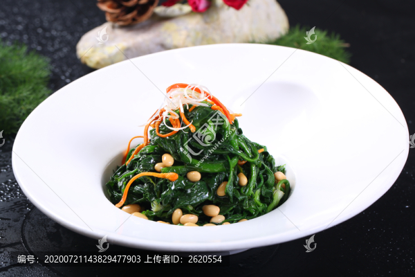 菜心毛豆