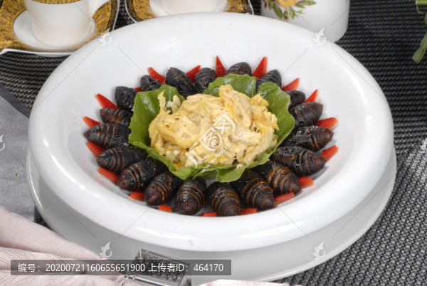 小白菜炒蠶蛹3
