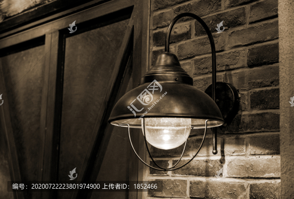 老上海街燈