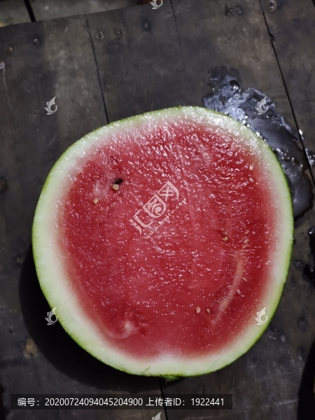 半邊牛奶西瓜