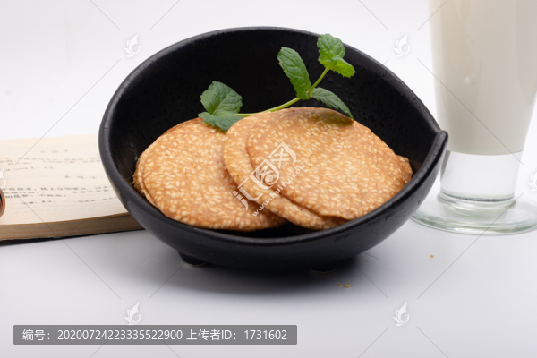 芝麻薄餅
