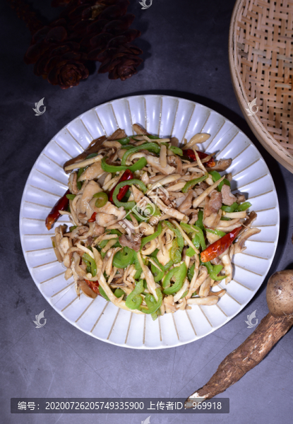 小炒雞樅菌