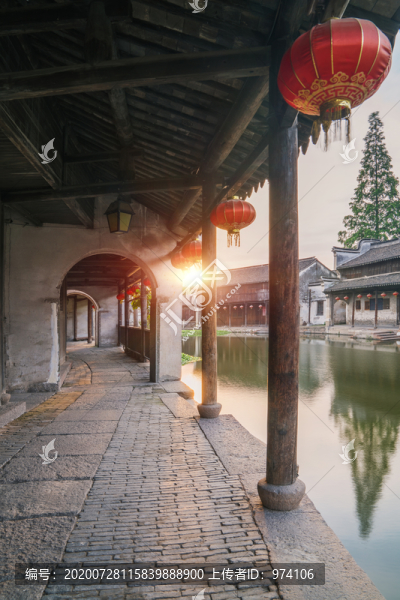 中國(guó)浙江湖州南潯古鎮(zhèn)古建筑街道