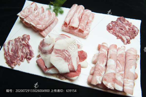火鍋食材肉類拼盤