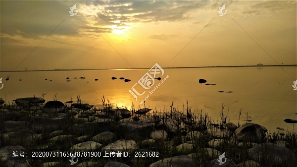 太湖落日