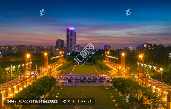 佛山千燈湖公園夜景