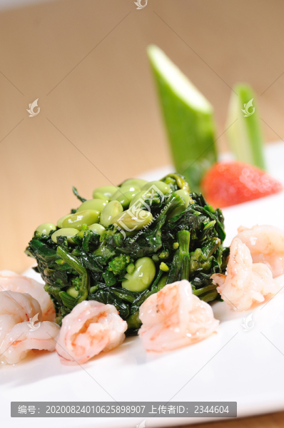 芥菜毛豆拌蝦仁