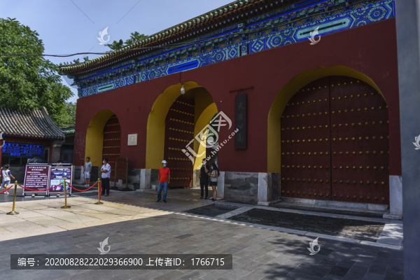 中國北京天壇公園風光