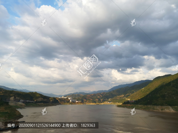 白帝城江景
