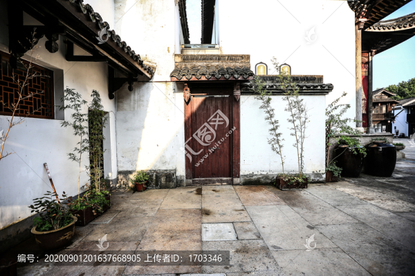 徽派建筑背景