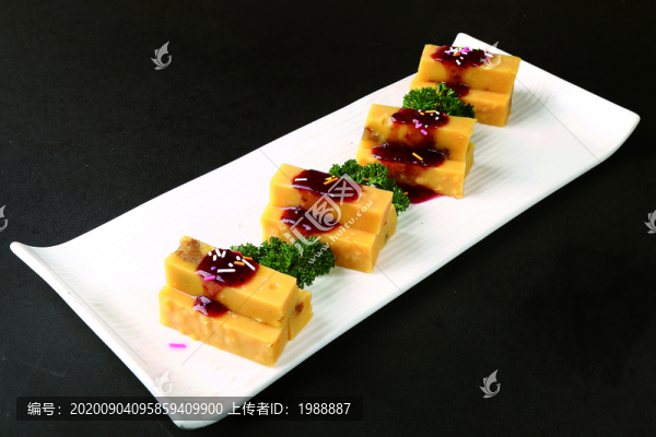 藍(lán)莓豌豆糕
