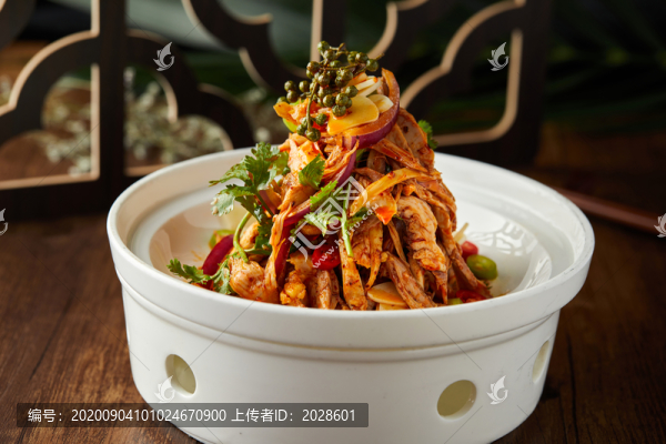 椒麻手撕雞