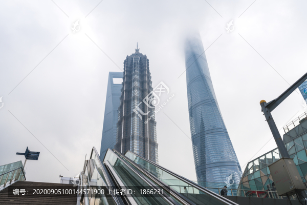 上海浦東金融中心摩天大樓