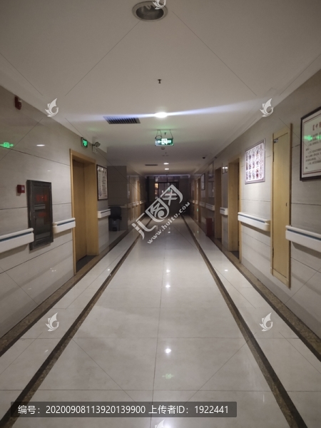 醫(yī)院走廊特寫