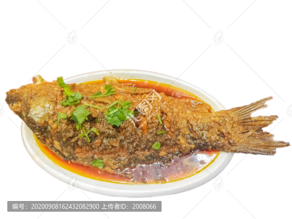 一盤紅燒鯉魚