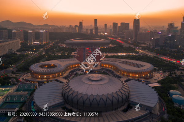 航拍濟(jì)南奧體CBD片區(qū)42