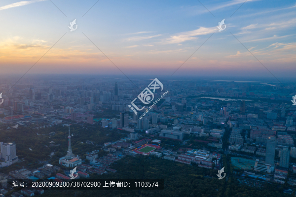 千佛山航拍濟(jì)南城市風(fēng)光07