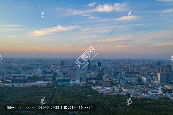 千佛山航拍濟南城市風(fēng)光12