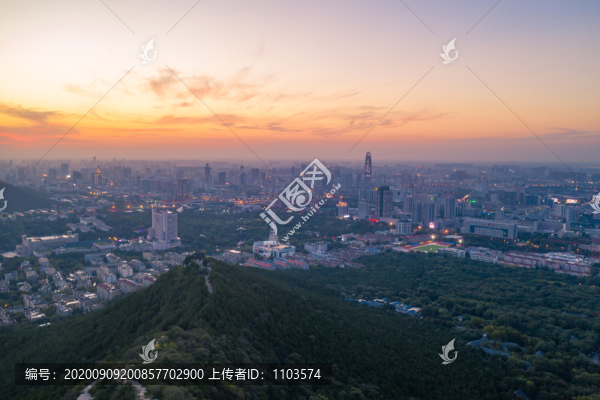千佛山航拍濟(jì)南城市風(fēng)光21