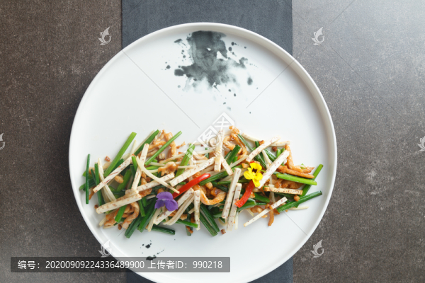 咸魚茸韭菜花炒雞絲